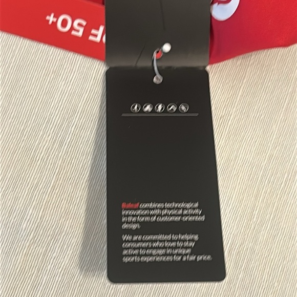 Baleaf Red Athletic Racerback UPF 50 One Piece Swimsuit Women Size 38 NWT - Picture 8 of 16